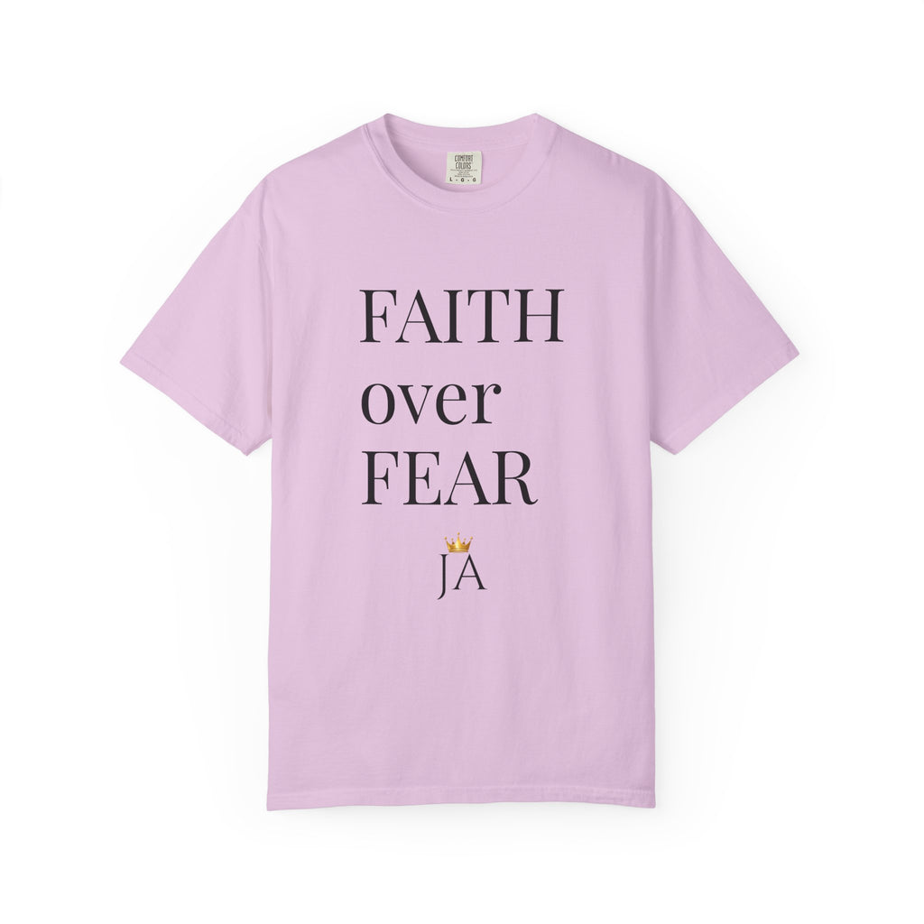 Faith Over Fear T-Shirt — Minimal Inspirational Christian Tee