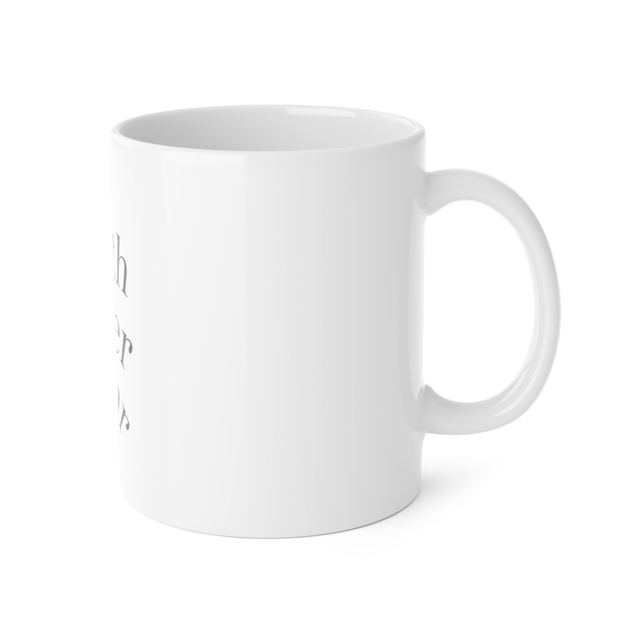 Faith Over Fear Mug — Christian Inspirational Coffee Mug